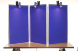 4-Panel MAXI Desktop Display Kit - PVC Frame - view 1