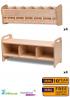4x Wall Mounted Cubby Sets (2 Units Per Set) - view 1