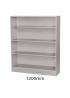 Sturdy Storage - Grey 1000mm Wide Bookcase - view 2