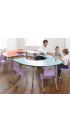 Height Adjustable Heavy Duty - Rainbow Shape Table - view 7