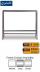 Gratnells Science Range - Under Bench Height Treble Span Adjustable Trolley With No Shelves - 735mm - view 1