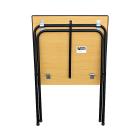 24 Z-Lite Premium Folding Exam Desks With Trolley Set - view 2