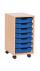 Sturdy Storage Single Column Unit - 7 Shallow Trays - view 2