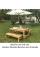 Outdoor Wooden Table - view 2
