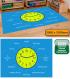 Tell The Time Clock Playmat - 2m x 1.5m - view 1