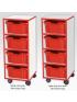 Jaz Storage Range - Single Width Deep Tray Units - view 2