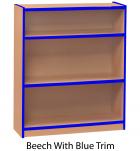 Open Colour Front Bookcase - 750mm - view 2