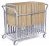 SPECIAL OFFER! - 24 OXFORD Folding Exam Desks + Trolley - view 1