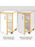 Jaz Storage Range - Single Width Cupboard - view 5