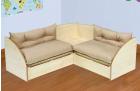 Reading Corner Seat with Tan Cushions (Maple) - view 1