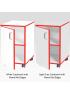 Jaz Storage Range - Single Width Cupboard - view 6