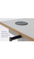 HA200 Height Adjustable Table - MDF Top with MDF Bullnose Edge - view 3