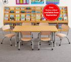 Milan Rectangular Table - 6 Seater - view 2