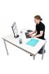 WorkSpace Corner Unit Table - L1200 x W1200mm - view 3