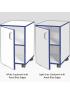 Jaz Storage Range - Single Width Cupboard - view 4