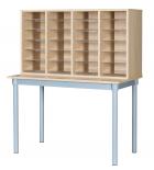 24 Space Pigeonhole Unit with Table - view 1