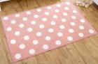 Pink With White Spots Nursery Rug - 1.5m x 1m - view 1