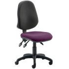 Eclipse 3 Lever Task Operator Chair - Bespoke Colour Seat - view 1