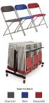 Titan 70 Flat Back Folding Chairs and Trolley Bundle - view 1