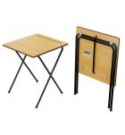 Z-Lite Premium Saftey Folding Exam Desk 600mm x 600mm - view 2