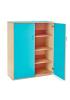 Stock Cupboard with 2 Adjustable Shelves & 1 Fixed Centre Shelf (Height: 1268mm) - view 2