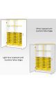 Jaz Storage Range - Triple Width Cupboard With variety Trays And Open Storage - view 3