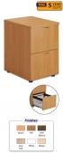 2 Drawer Wooden Filing Cabinet - view 1