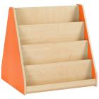 Bubblegum Double Sided Library Unit with 3 Tiered Fixed Shelves On Both Sides - view 4