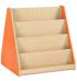 Bubblegum Double Sided Library Unit with 3 Tiered Fixed Shelves On Both Sides - view 4