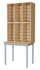 36 Space Pigeonhole Unit with Table - view 1