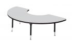 Laminated Half Circle (Arc) Table - view 3