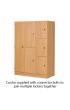 Primary Height Three Door Locker - 1370mm - view 3