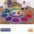 Decorative Colour Wheel Carpet - view 1