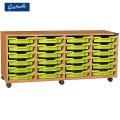 Gratnells 24 Shallow Tray Quad Column Unit - view 1