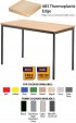 Classroom Contract Spiral Stacking Rectangular Table with Matching ABS Thermoplastic  Edge - view 1