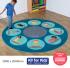 Yoga Position Carpet - 2m diameter - view 1