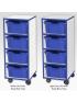 Jaz Storage Range - Single Width Deep Tray Units - view 4