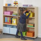 Maple Mobile Foldaway Bookcase  - view 6