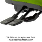 Eclipse XL 3 Lever Task Operator Chair - Bespoke Colour Chair - view 2
