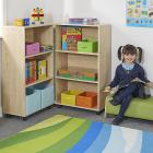 Maple Mobile Foldaway Bookcase  - view 2