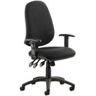 Eclipse XL 3 Lever Task Operator Chair With Height Adjustable Arms - view 1