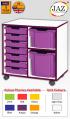 Jaz Storage Range - Double Width Variety Tray Units - view 1