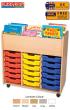 18 Tray Tall Mobile Book Trolley - view 1