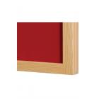 Decorative Beech Wood Frame Tamperproof Noticeboard - Single Door - view 2