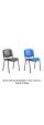ISO Black Frame Chair With Vinyl Seating - view 4
