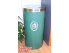 70 Litre Colonial Litter Bin - Stainless Steel Flip Top Lid - view 2