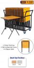 25 Z-Lite Folding Exam Desks With Trolley Set - view 1