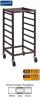 Gratnells Low Height Empty Single Column Trolley - 860mm (holds 6 shallow trays or equivalent) - view 1