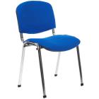 ISO Chrome Frame Chair With Fabric Seating - view 1