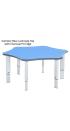 Height Adjustable Heavy Duty - Flower Shape Table - view 2